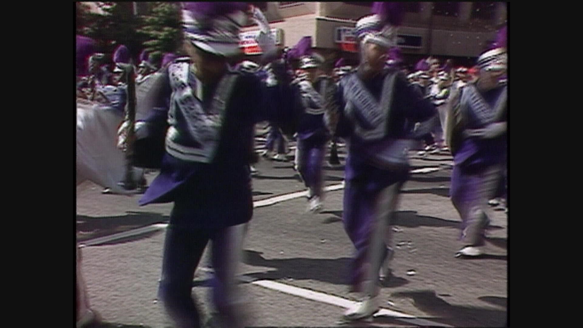 Atlanta Braves parade after 1995 World Series win