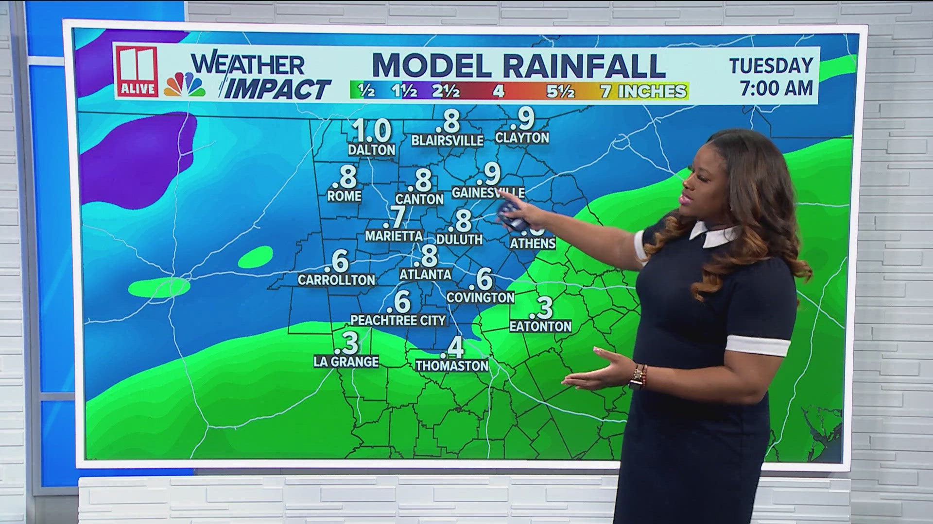 Today is the last day of warm, above average weather. Cooler weather returns Wednesday.