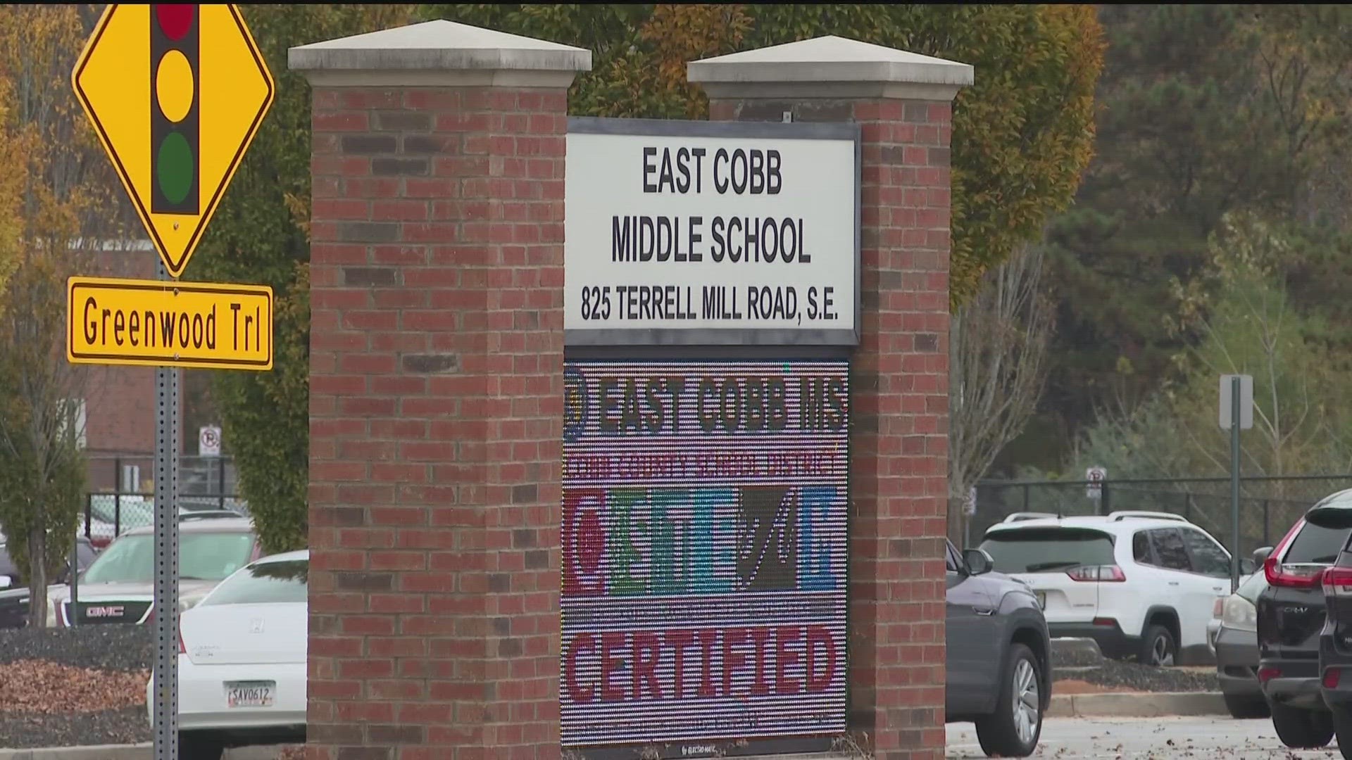 East Cobb Middle School experienced a code red that was accidentally triggered due to 'human error.'