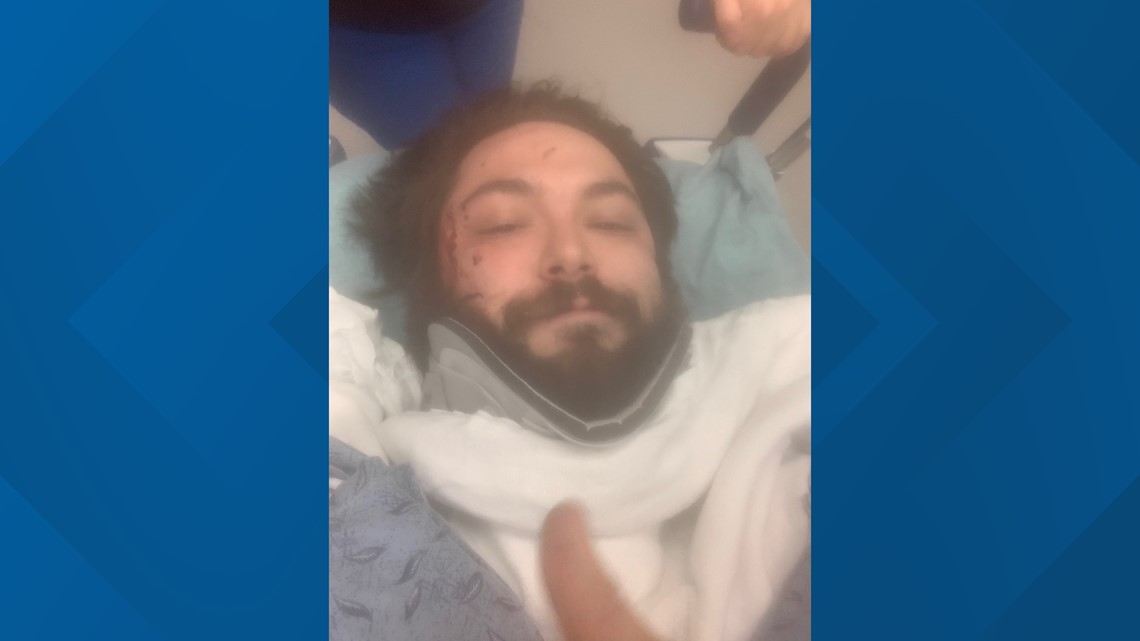 First responder survives crash accelerator gets stuck in Newnan