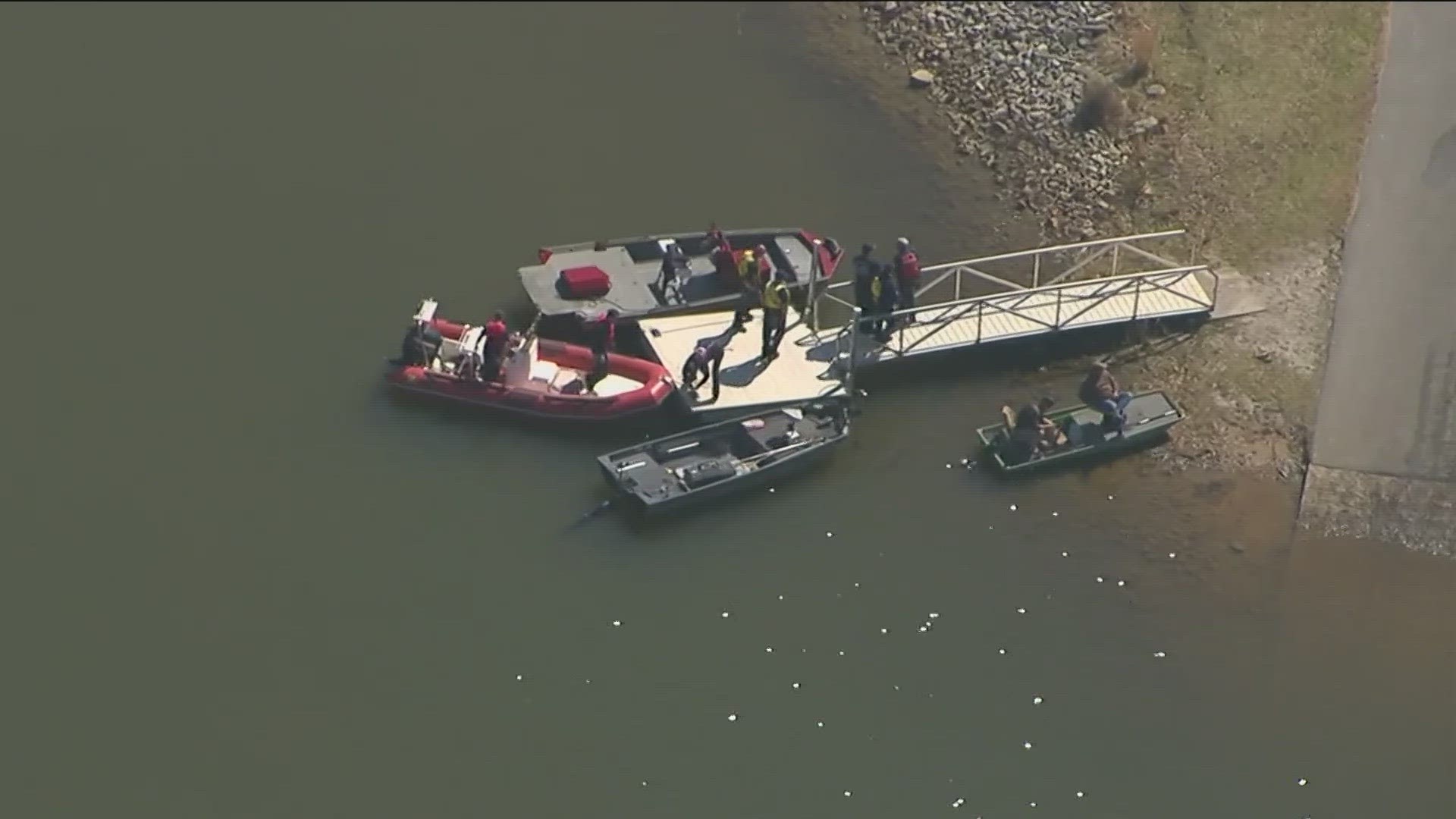 Officials said the kayak was found in the BT Brown reservoir.