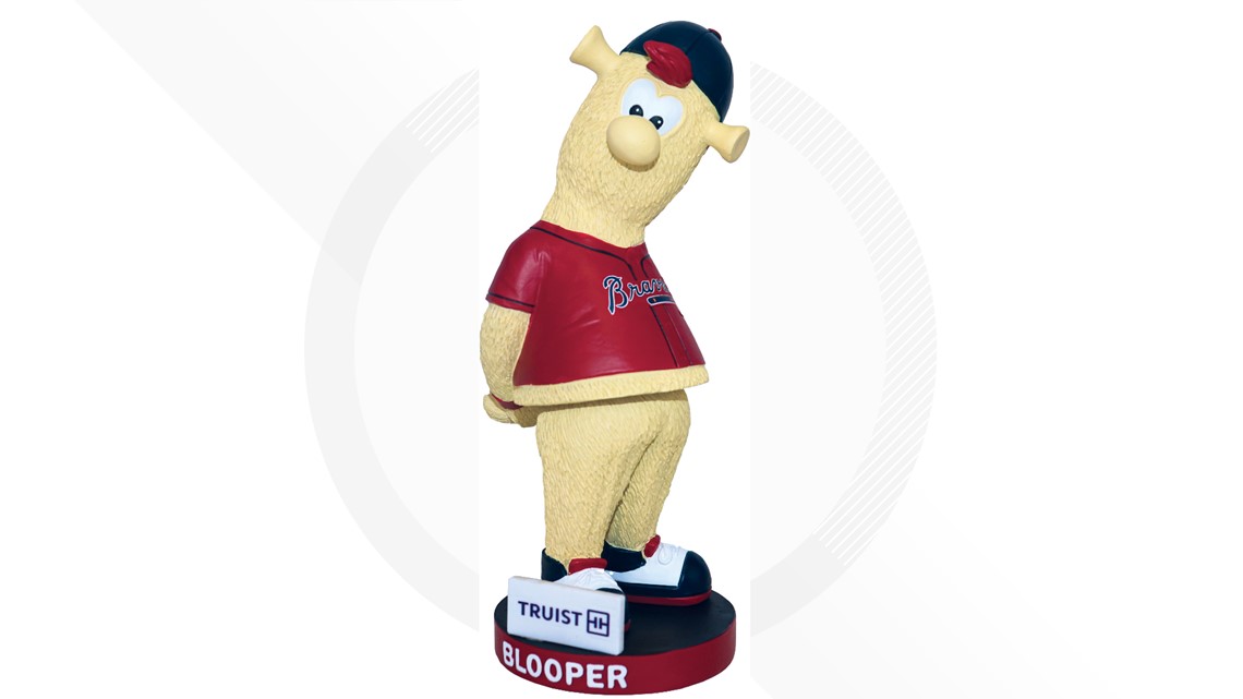 BLOOPER Atlanta Braves Mascot MLB Bobblehead 2023 City Connect Jersey  Edition