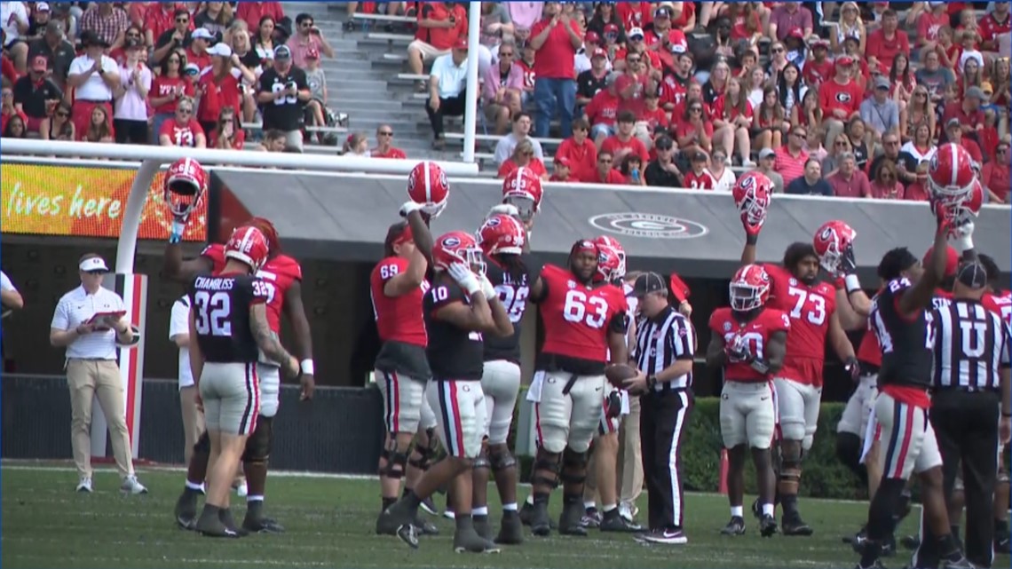 UGA introduces new mascot Boom and retires beloved Que