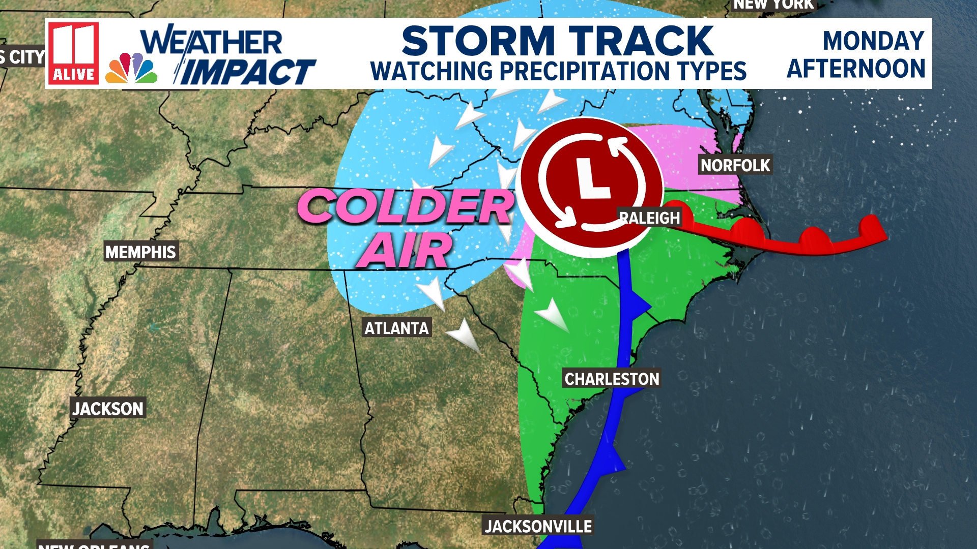 Is it going to snow in Atlanta this weekend
