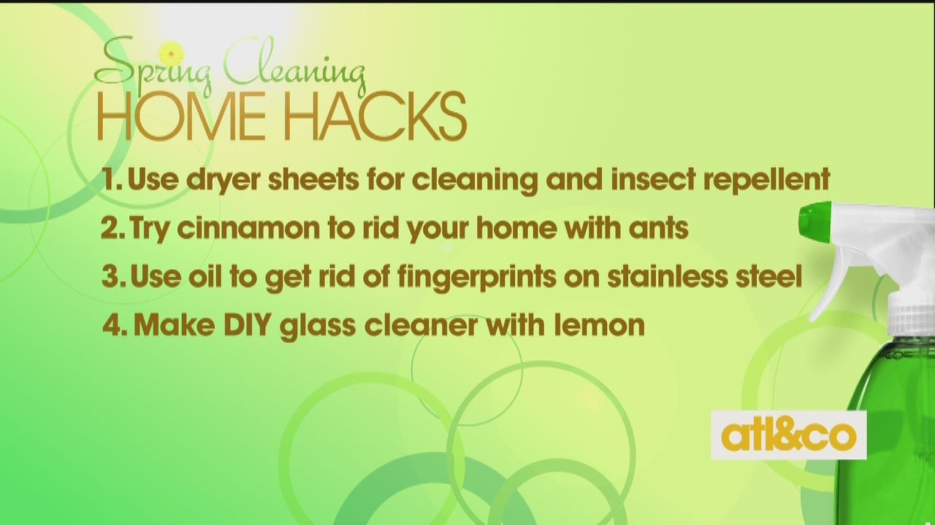 Spring cleaning hacks with lifestyle expert Rosalynn Daniels on 'Atlanta & Company'