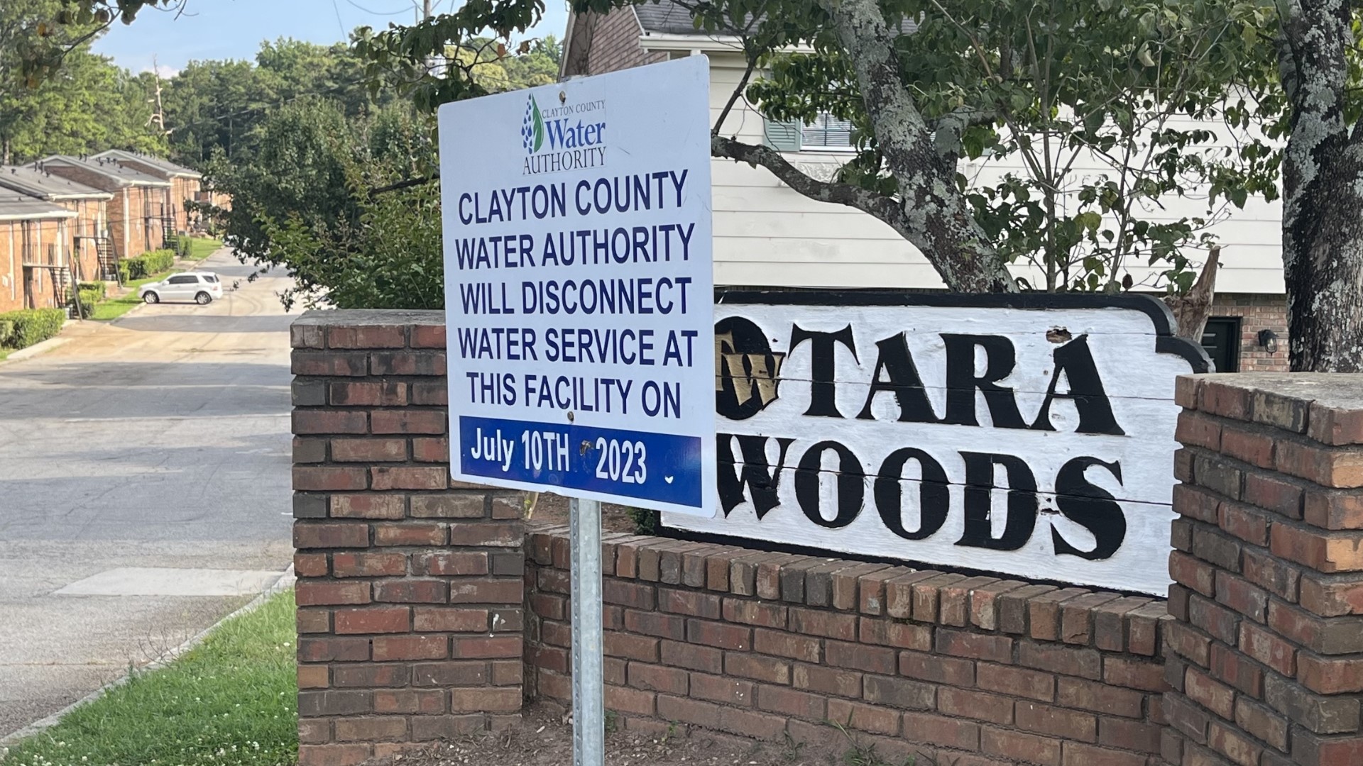 Residents at Tara Woods apartments in Jonesboro could be without running water next week.