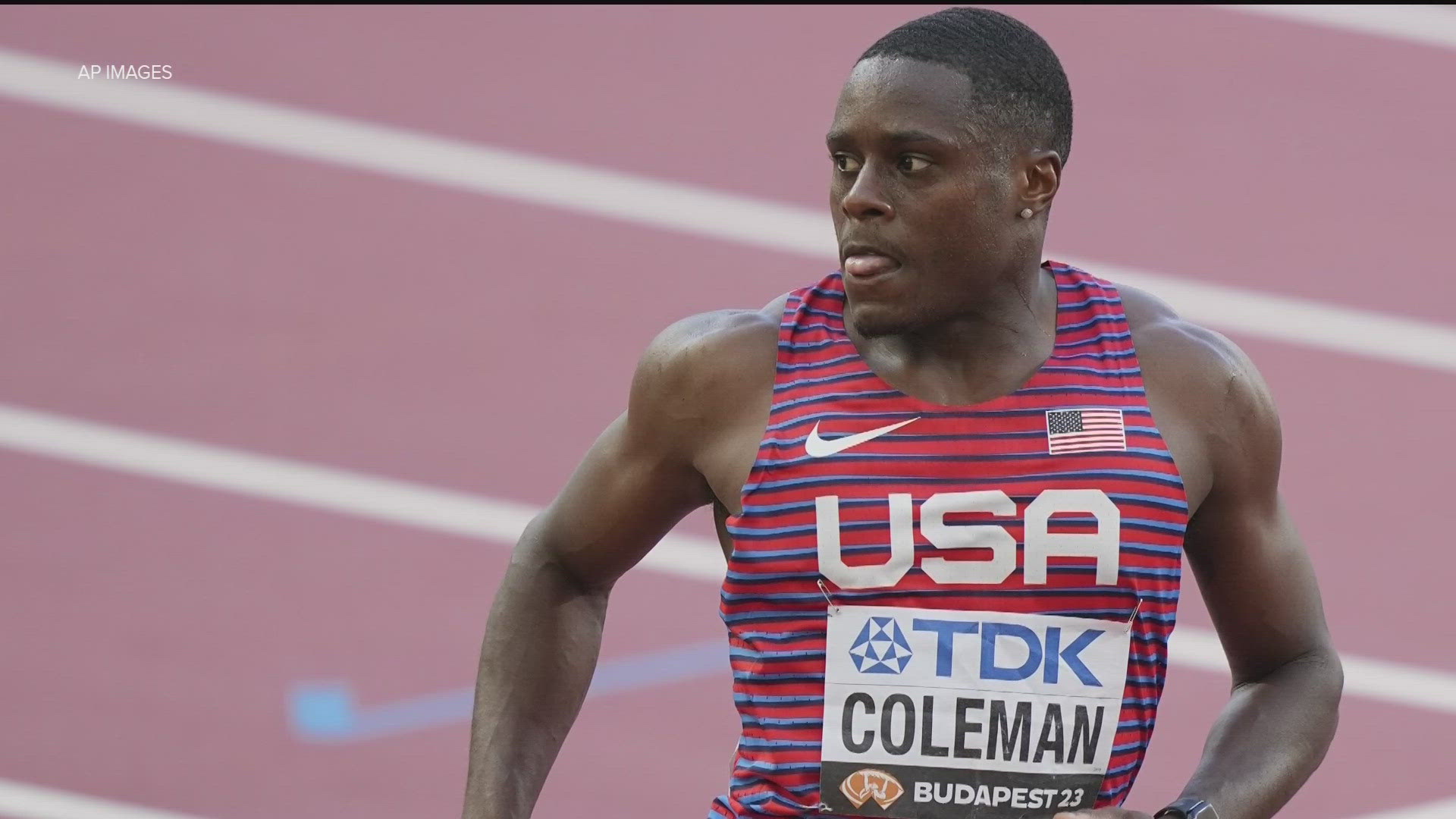 Christian Coleman holds the title "World's fastest man" and wants to keep it with a gold medal at the Summer Olympics.