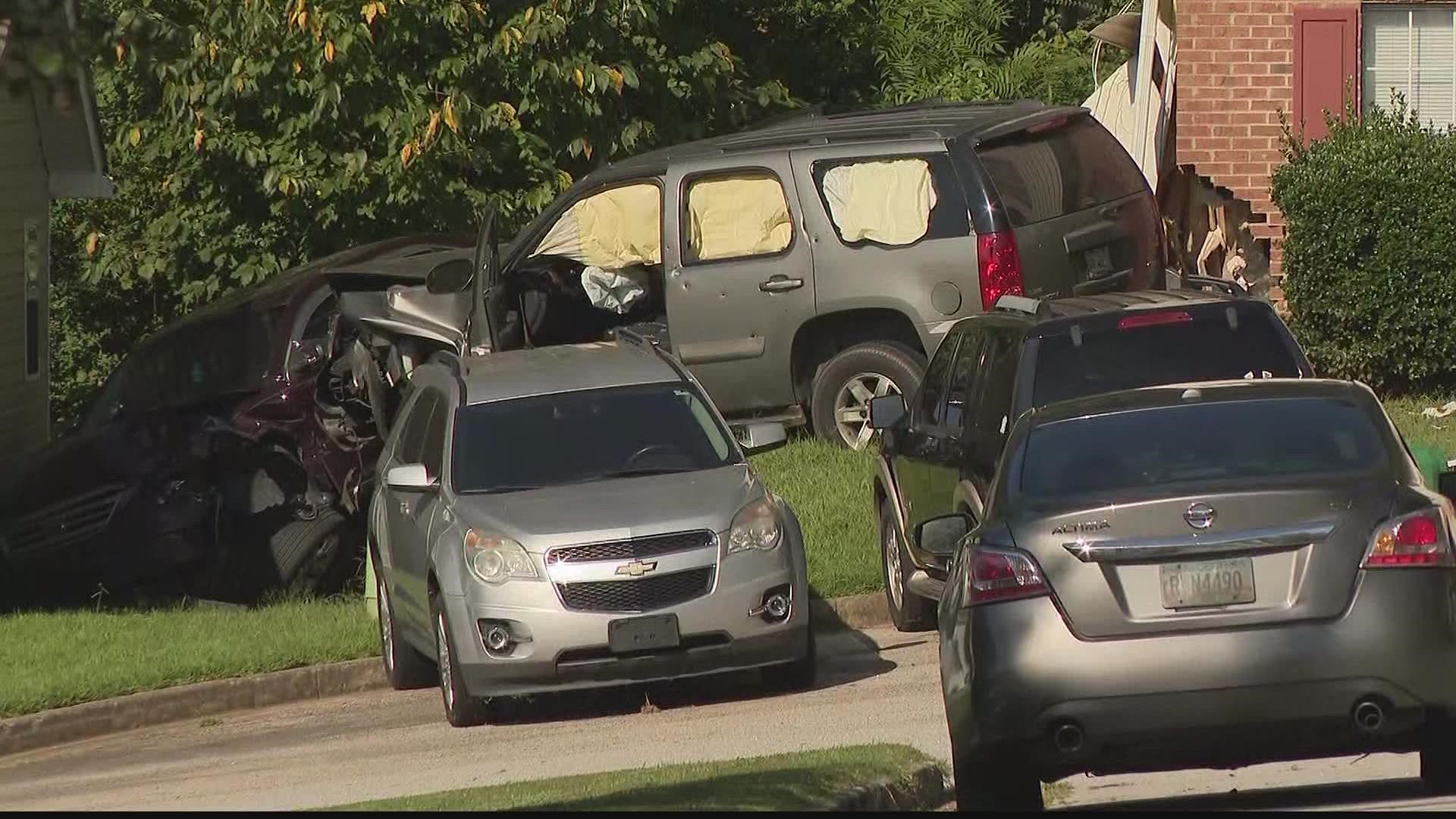 It happened at a home on Ashley Lane, just off of Alford Road.