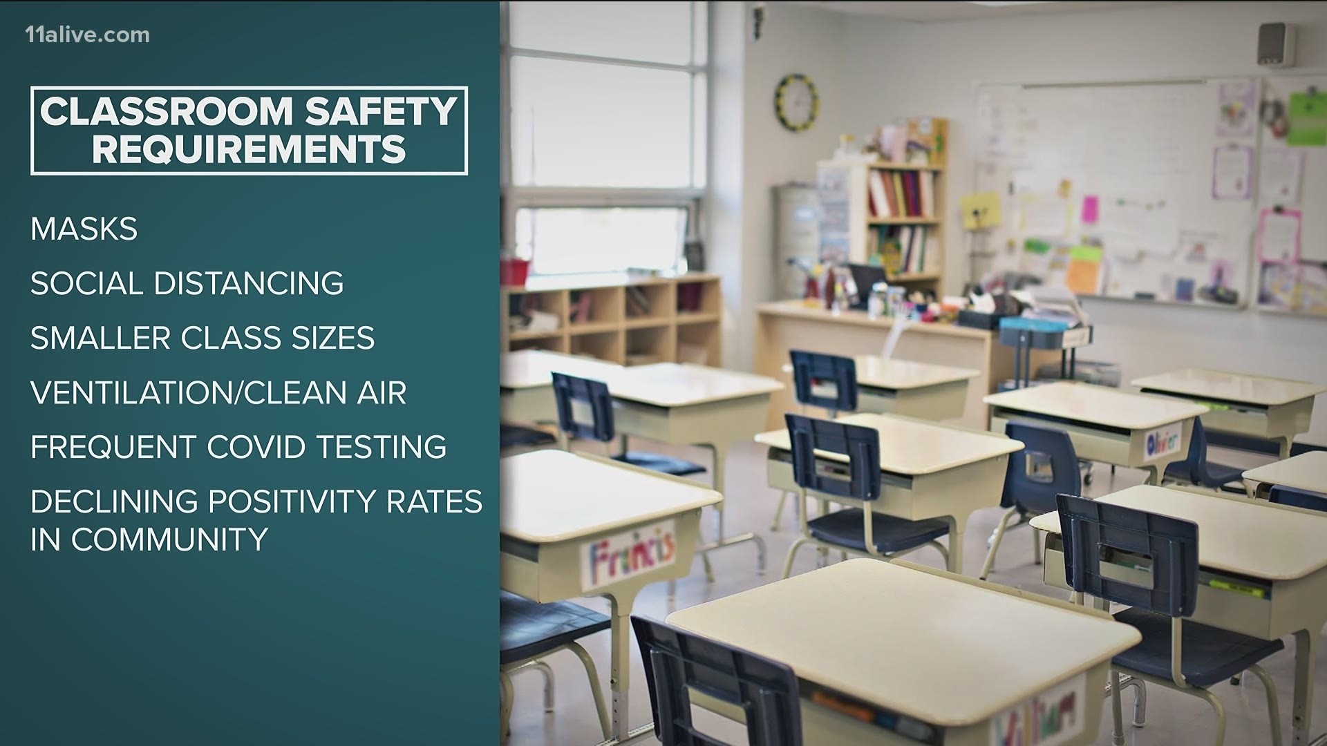 Georgia teachers are urging schools to strictly enforce all classroom safety precautions while they wait their turns for the vaccines.