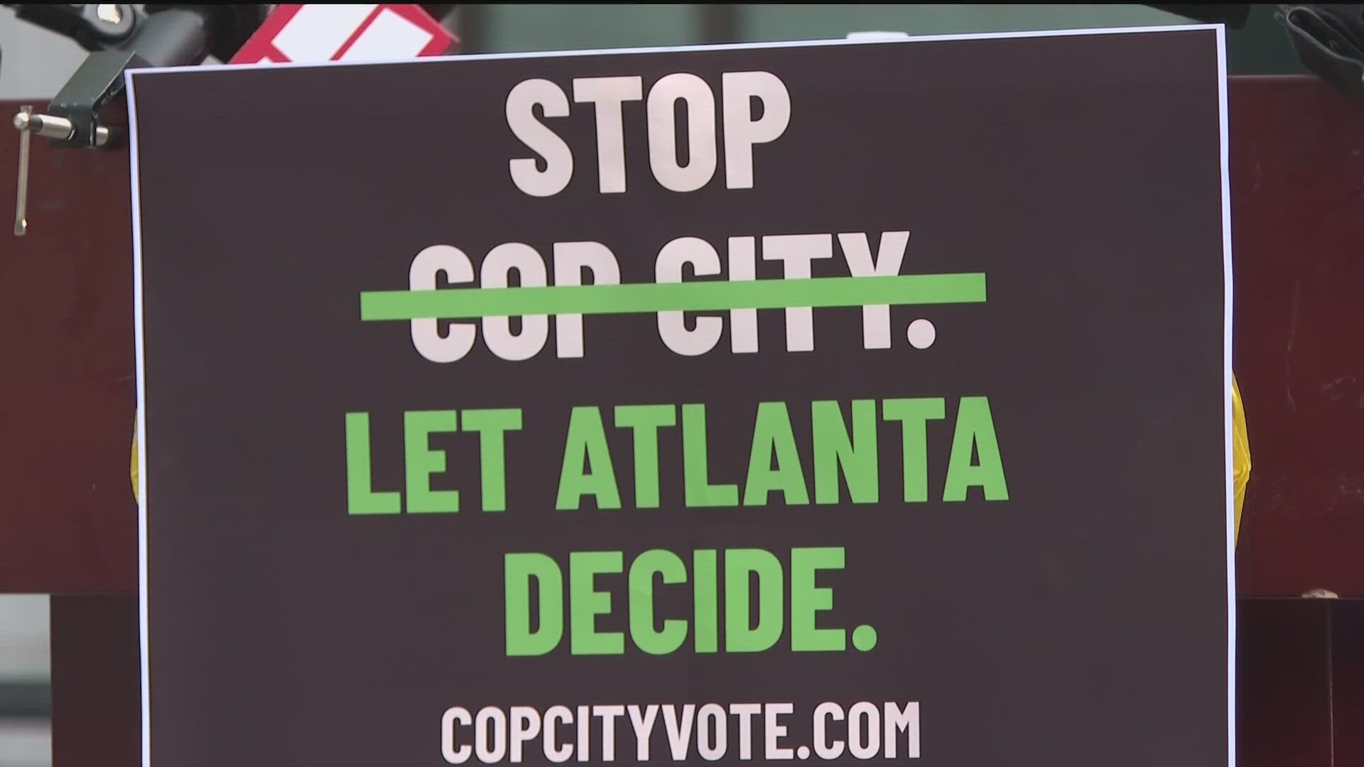 Opponents of the future Atlanta Public Safety Training Center are continuing to collect signatures on their "Stop Cop City" petition.