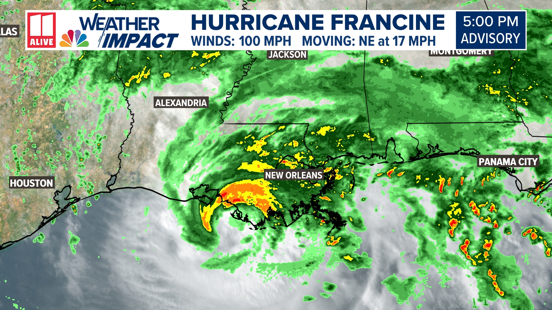 Hurricane Francine made landfall as a Category 2 storm Wednesday afternoon in Louisiana. 11Alive's Weather Impact team examines the potential impacts  for Georgia