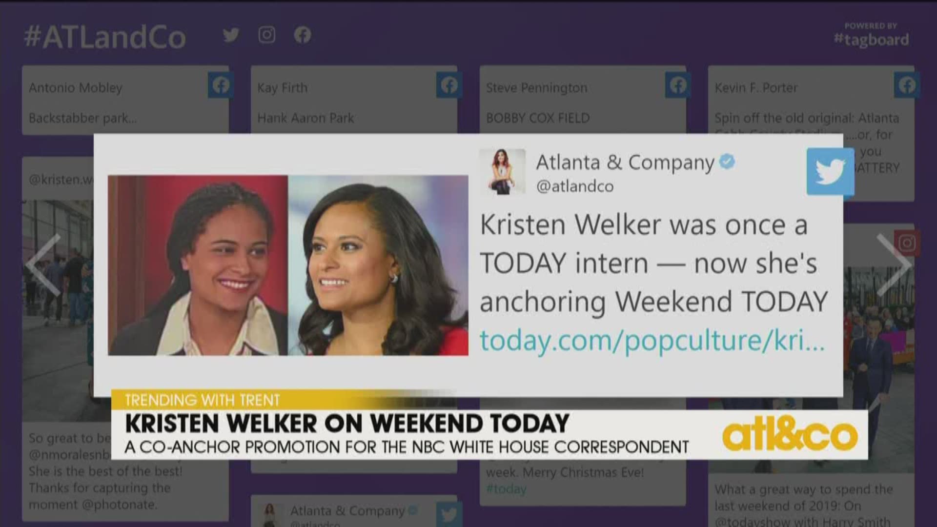 NBC White House correspondent Kristen Welker joins Weekend TODAY as co-anchor, years after first interning at Studio 1A.