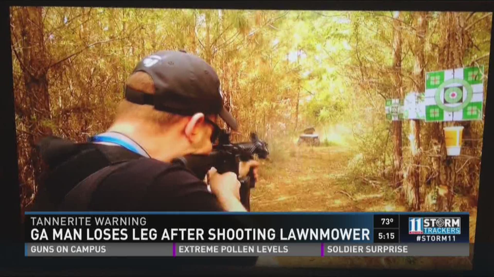 Man Loses Leg After Shooting Lawn Mower Full Of Explosives | 11alive.com