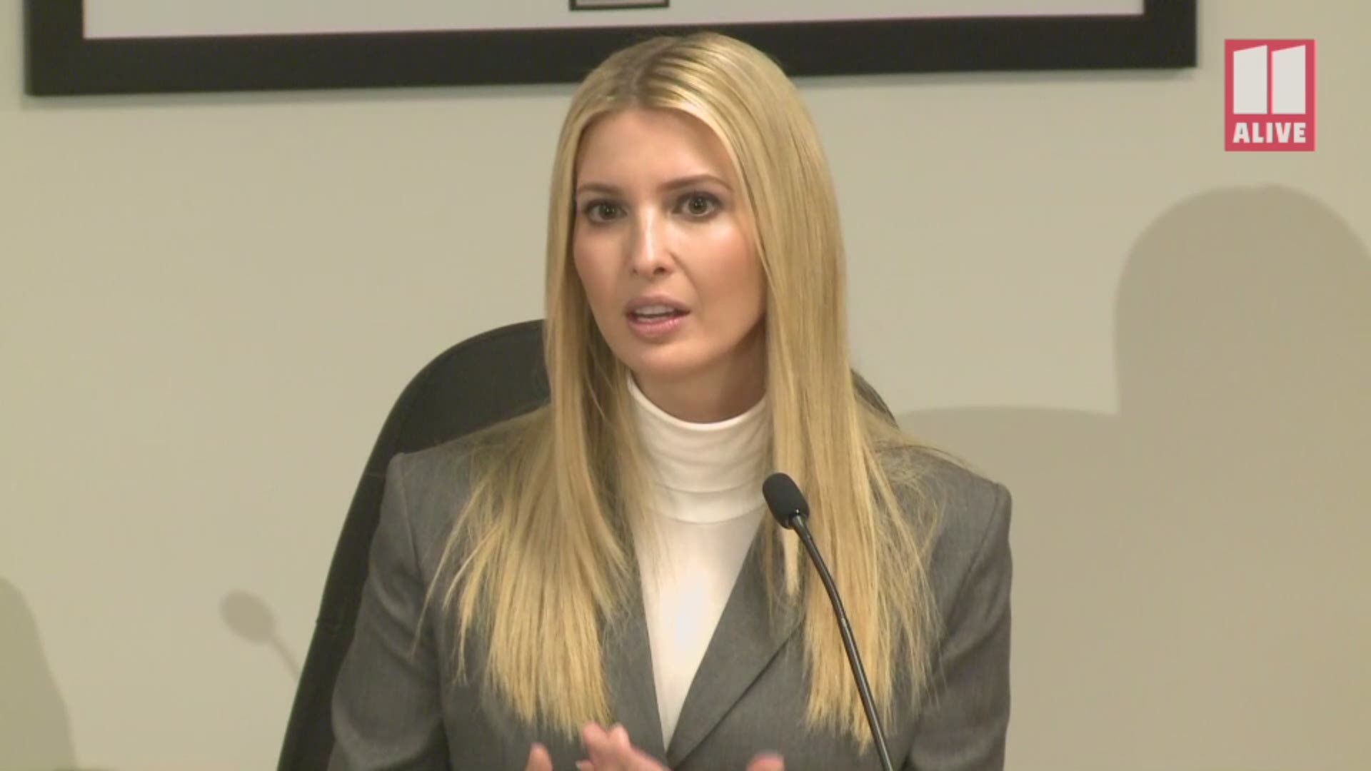 Presidential advisor Ivanka Trump visited a UPS training facility for a tour and a roundtable on workforce development with Georgia Gov. Brian Kemp on Wednesday, Feb. 20, 2019.