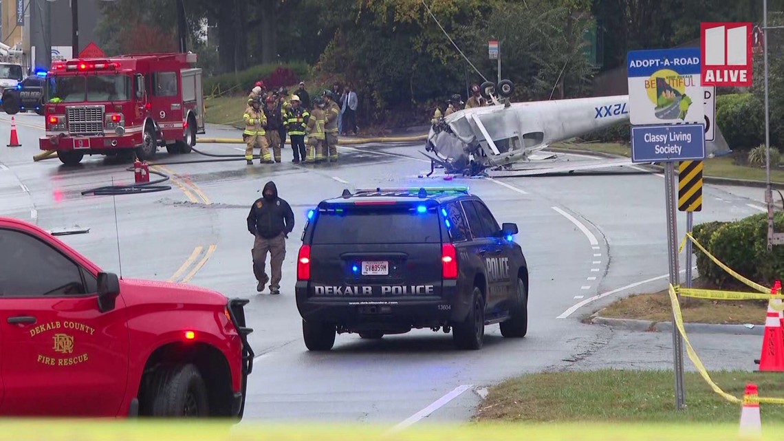 Plane Crash on North Decatur Road in DeKalb County | 11alive.com