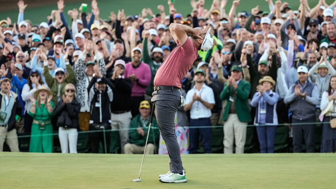 Jon Rahm pulls away to win his first Masters at Augusta National ...