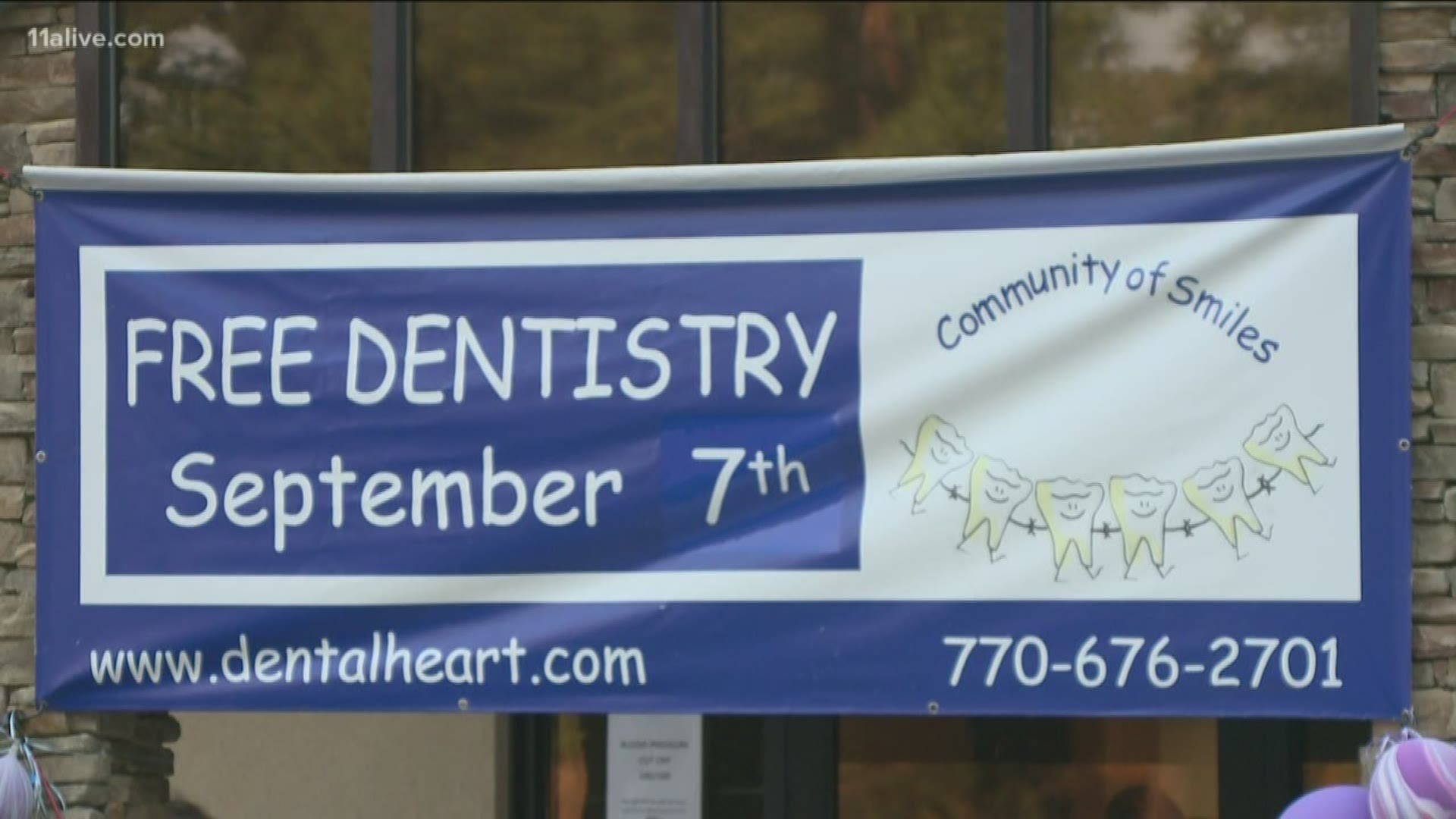 The 13th annual Free Dentistry Day is taking place on Saturday by Lawrenceville's Center for Cosmetic and Sedation Dentistry. According to the center's owner, Dr. Nooredin Nurani, says it is something they do to give back to the community each year.