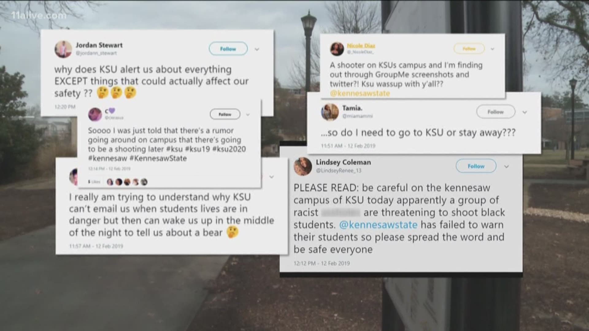 Students at KSU voice their opinions about a similar situation, were social media posts caused frustration and panic. School officials later said there was no threat.