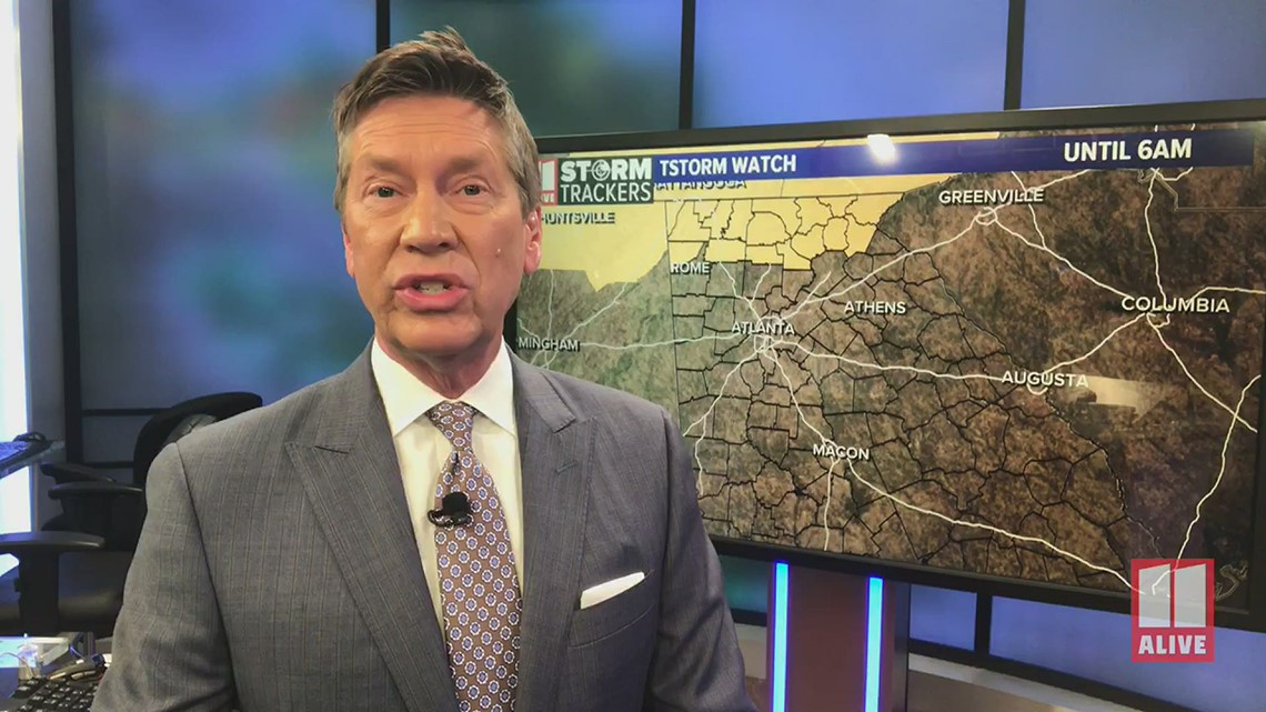 Tstorm watch for north Georgia overnight | 11alive.com