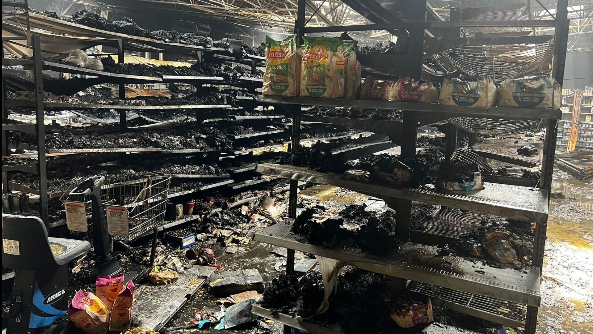 The Walmart in Peachtree City will be "closed temporarily until further notice," according to the store after a fire ripped through the building Wednesday night.