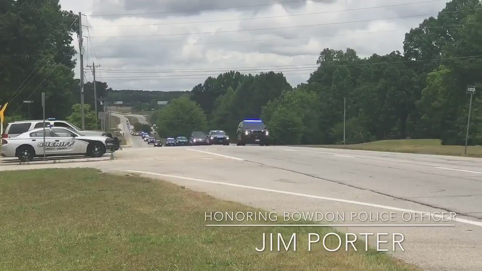 Officer Jim Porter died suddenly, Tuesday. He was remembered for his laugh, smile, and love for his job.