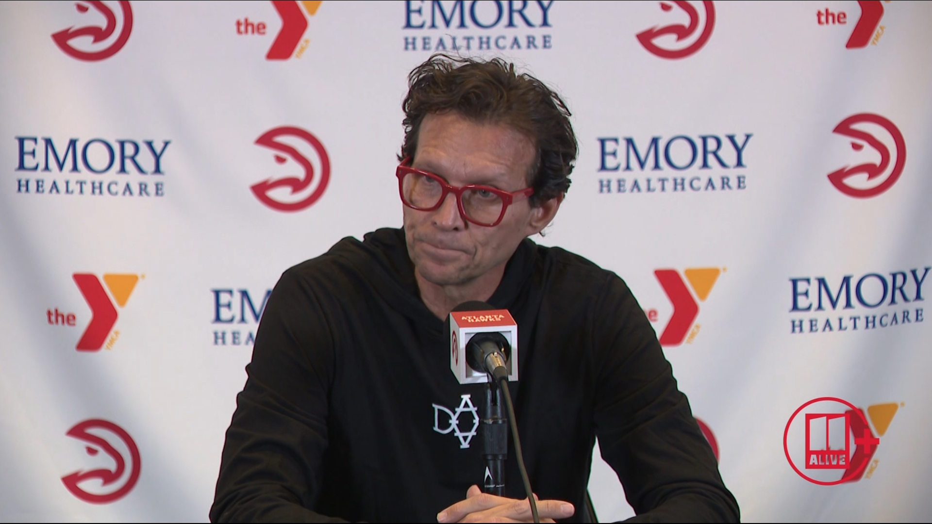 Coach Quin Snyder talked postgame about the loss to the Celtics and gave an update on Trae Young who left the game in the third quarter with a right rib strain.