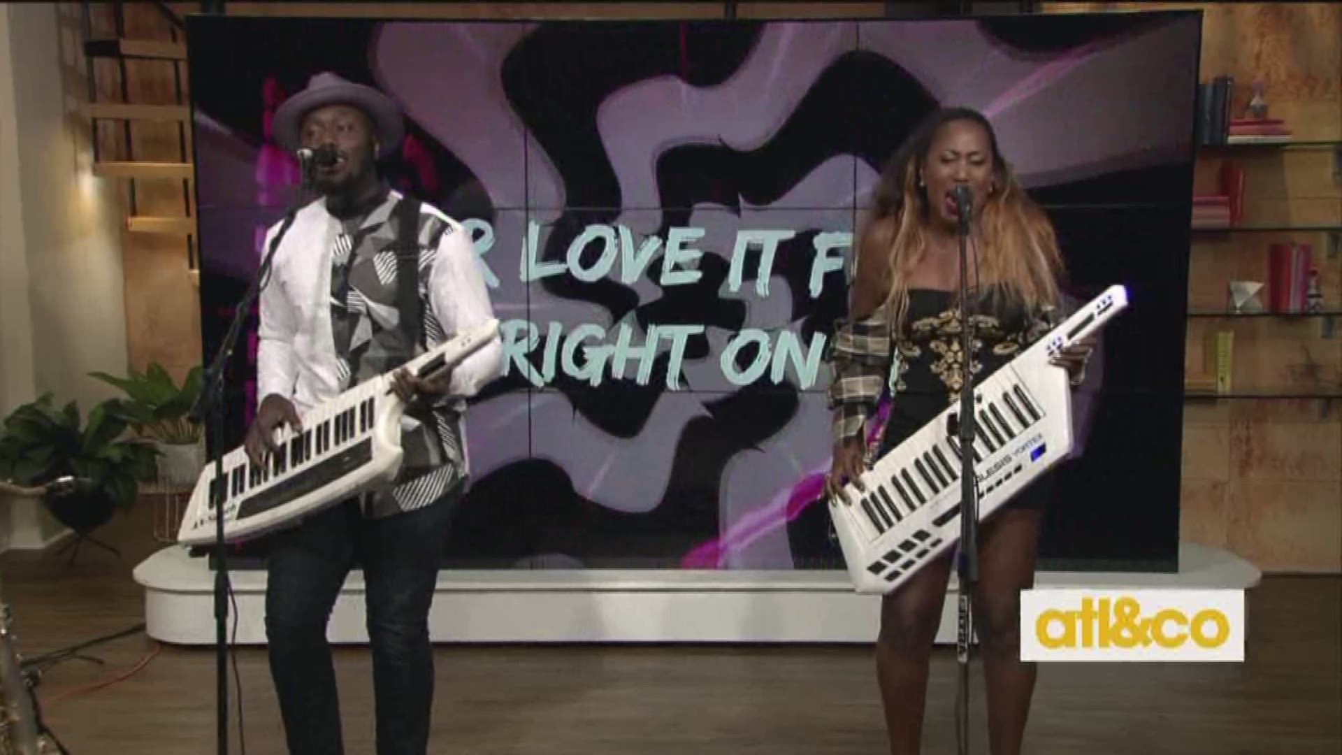 Modern funk duo 'The APX' performs on 'Atlanta & Company'