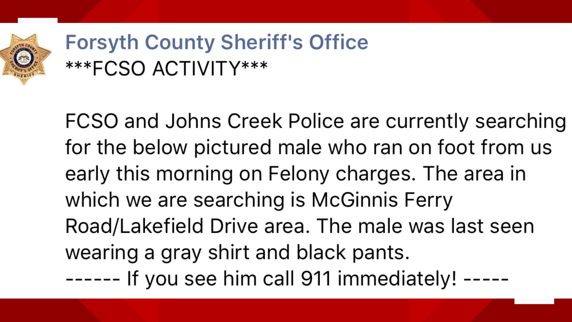 Three suspects arrested after leading police on manhunt in Forsyth ...