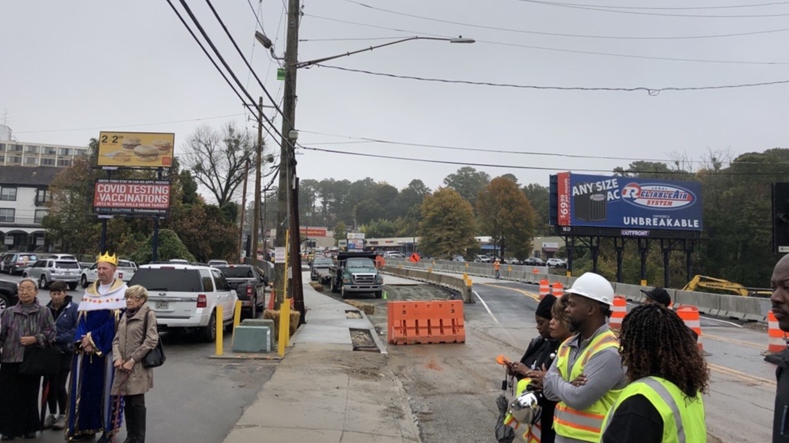 Cheshire Bridge Road in Atlanta open to traffic on Monday