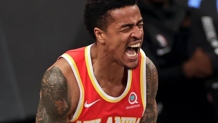 John Collins slams down what might be the dunk of the year in the second game of preseason