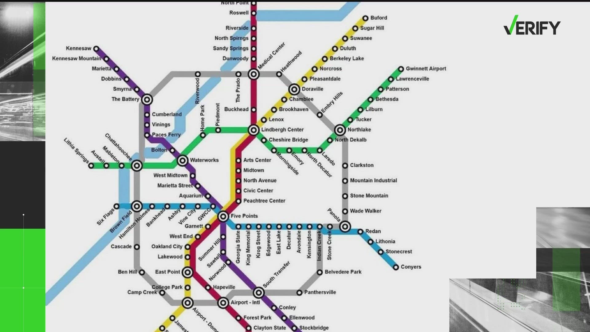 11Alive talked to the transit authority to see if the trending map was real.