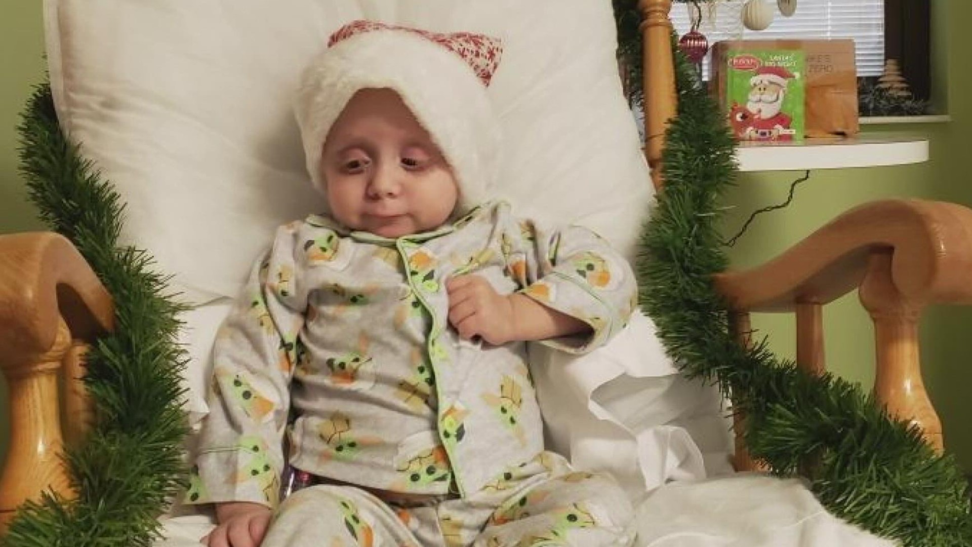 A family is trying to make the holidays a little brighter for their 2-year-old stuck in the hospital for Christmas. Nova's family wants to make him smile.