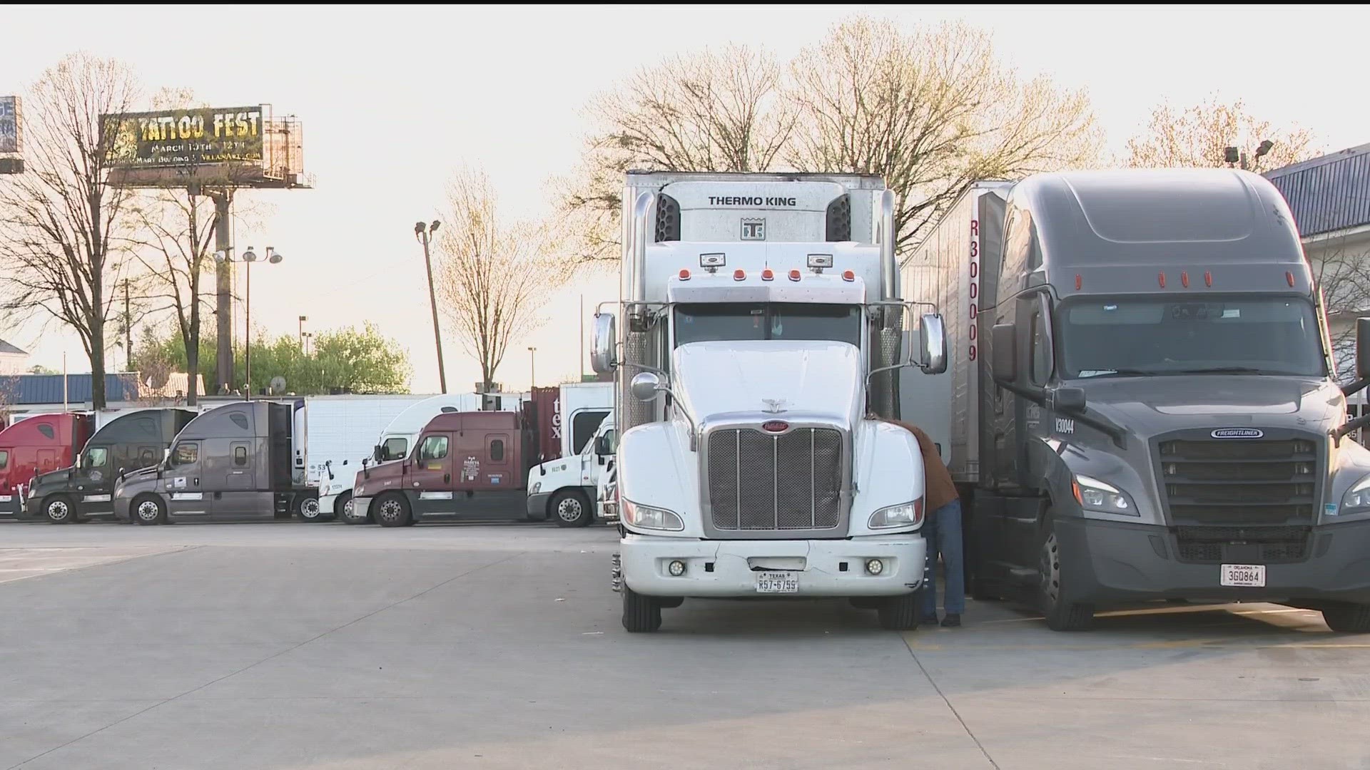 Georgia lawmakers weigh heftier trucks to help business and truckers are concerned it'll take longer to stop, among others.