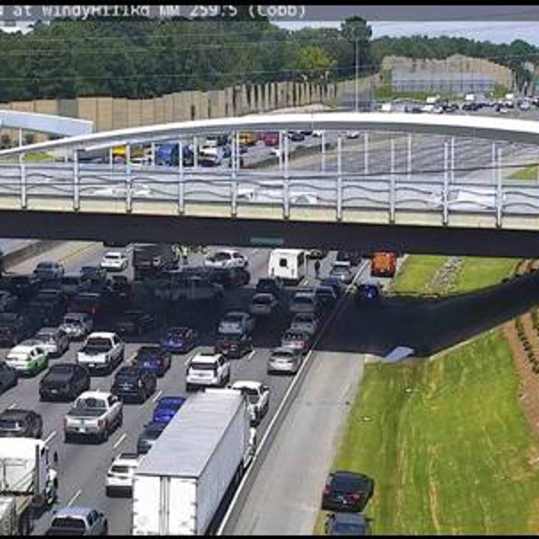 Police on I-75 N near Windy Hill Road in Cobb County | 11alive.com