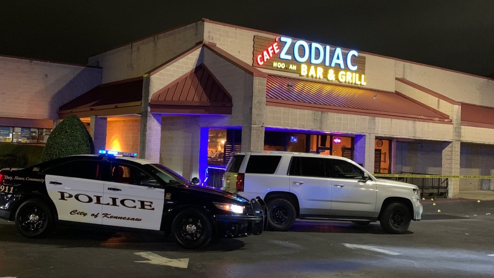 It happened at Cafe Zodiac Hookah Bar & Grill off Cobb Parkway.