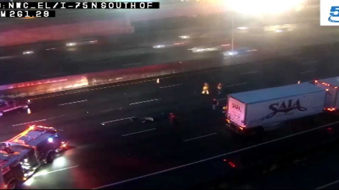 I 75 traffic in Marietta near Delk Road | 11alive.com