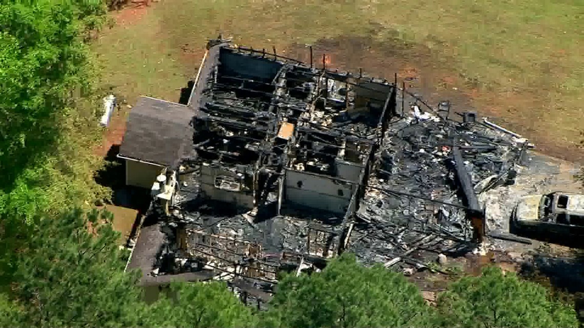 Fire engulfs home Coweta County on Pete Davis Road | 11alive.com