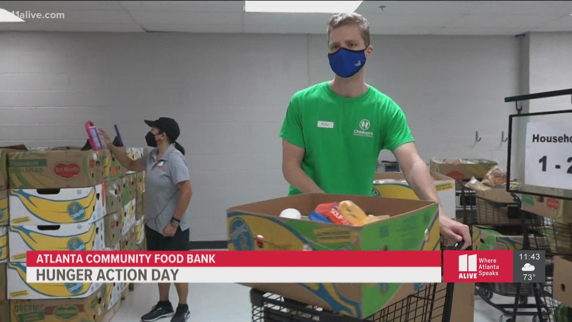 Atlanta businesses are joining forces to raise awareness about food insecurity day.