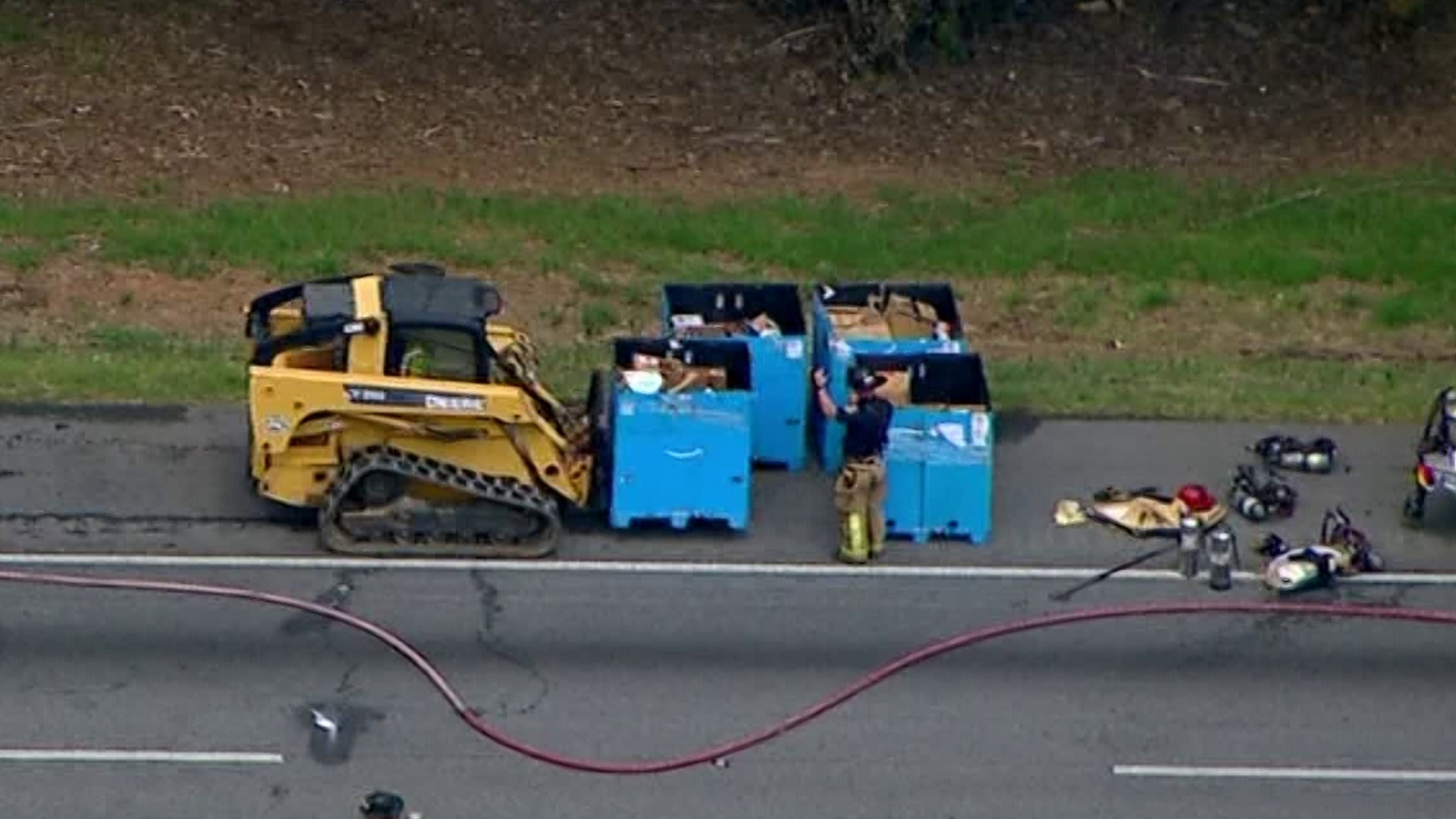 Amazon tractor trailer fire in Henry County: Officials | 11alive.com