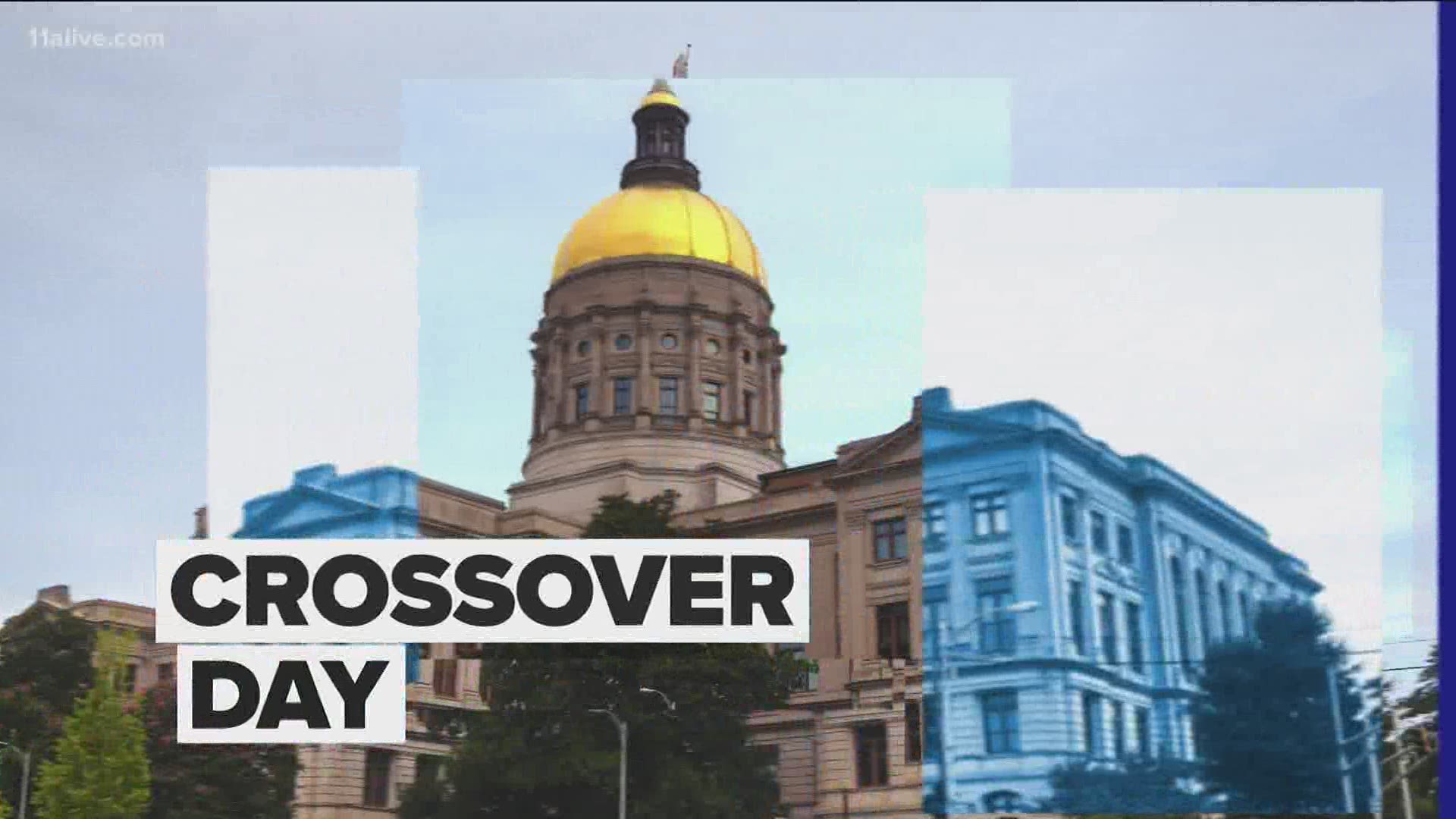 It's crossover day in the General Assembly, when bills and other measures are required to pass in the House or Senate and move on to the other chamber.