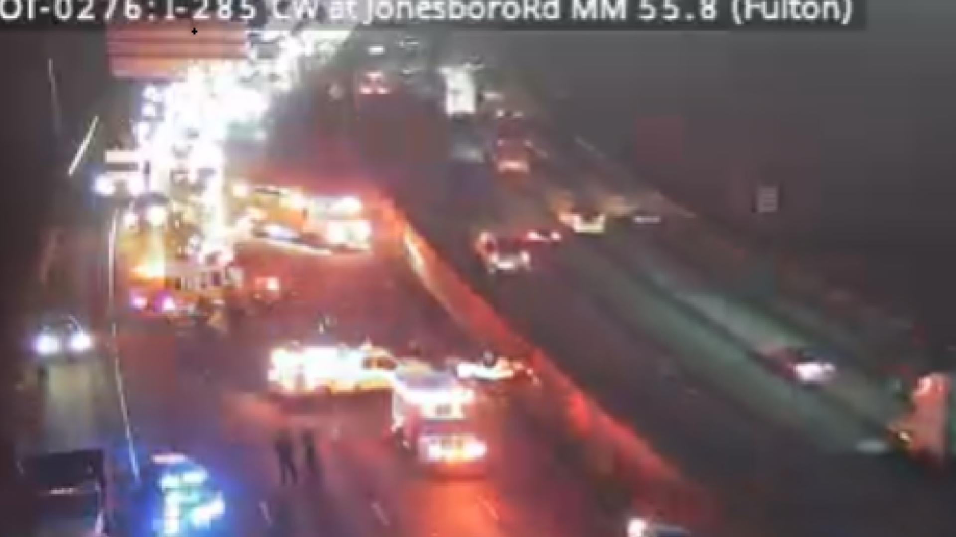 I 285 traffic south Fulton County major crash | 11alive.com
