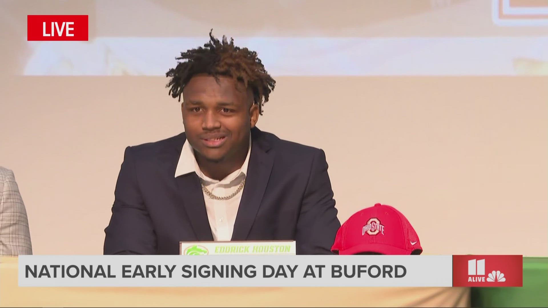 Buford High School player Eddrick Houston is heading to Ohio State.