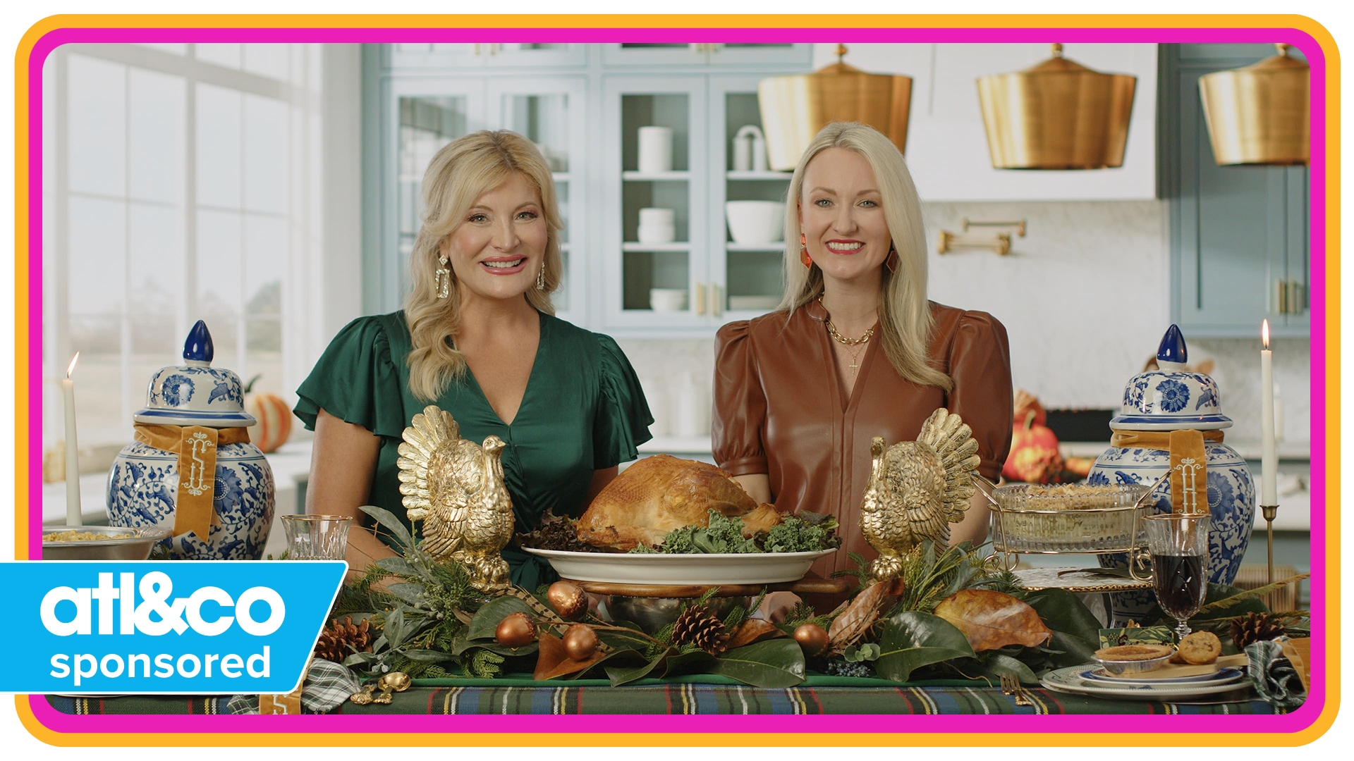 Erin & Kelli help us get ready for Thanksgiving with affordable decorating tips. | PAID CONTENT