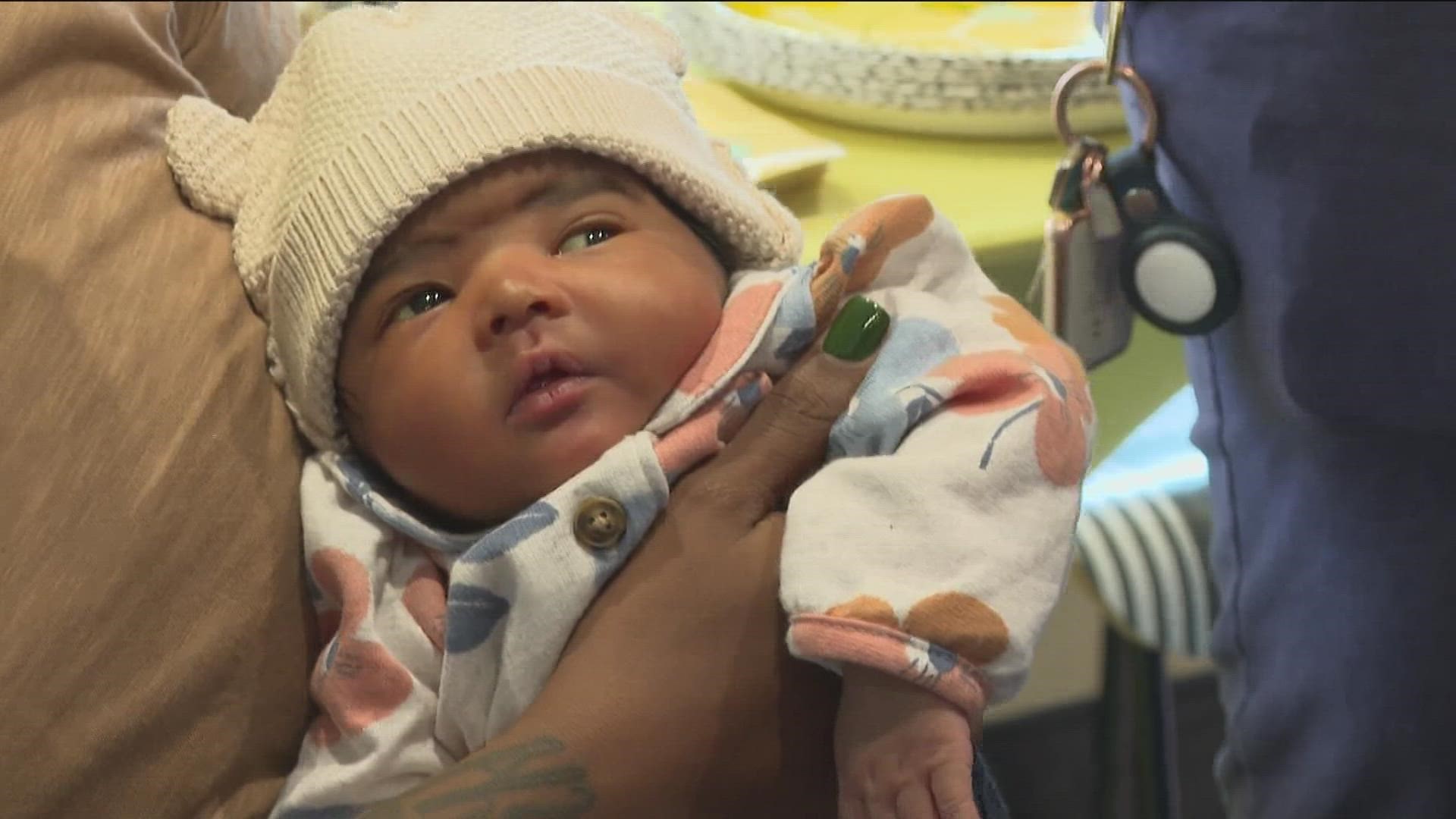 11Alive was the only station to bring you the story of the baby girl, who's been nicknamed "Little Nugget," as the story goes viral worldwide.