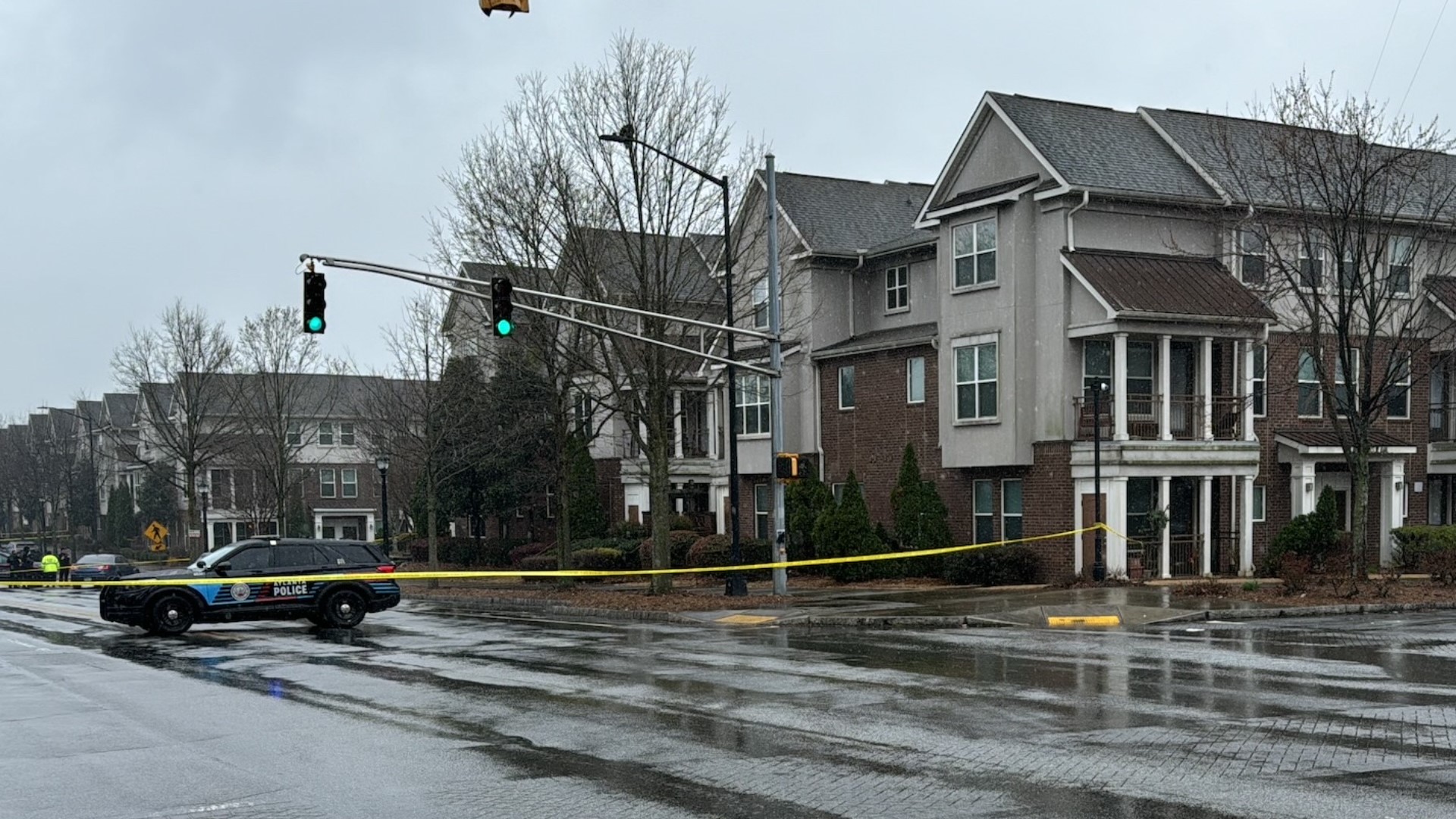 Authorities are responding to the apartments at 585 McDaniel Street SW in Atlanta's Mechanicsville neighborhood-- not far from Rosa L. Burney Park.