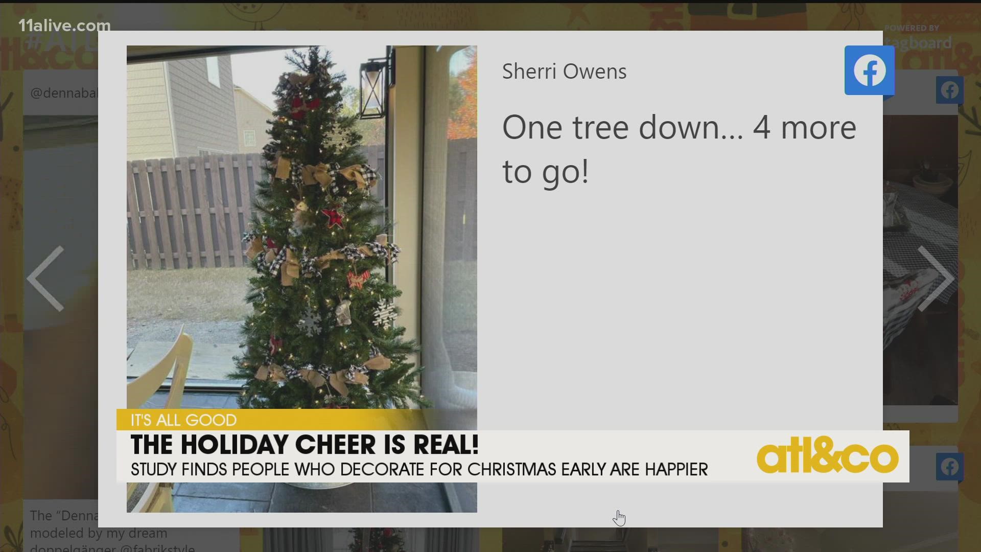 People Who Decorate Earlier for Christmas are Happier | 11alive.com