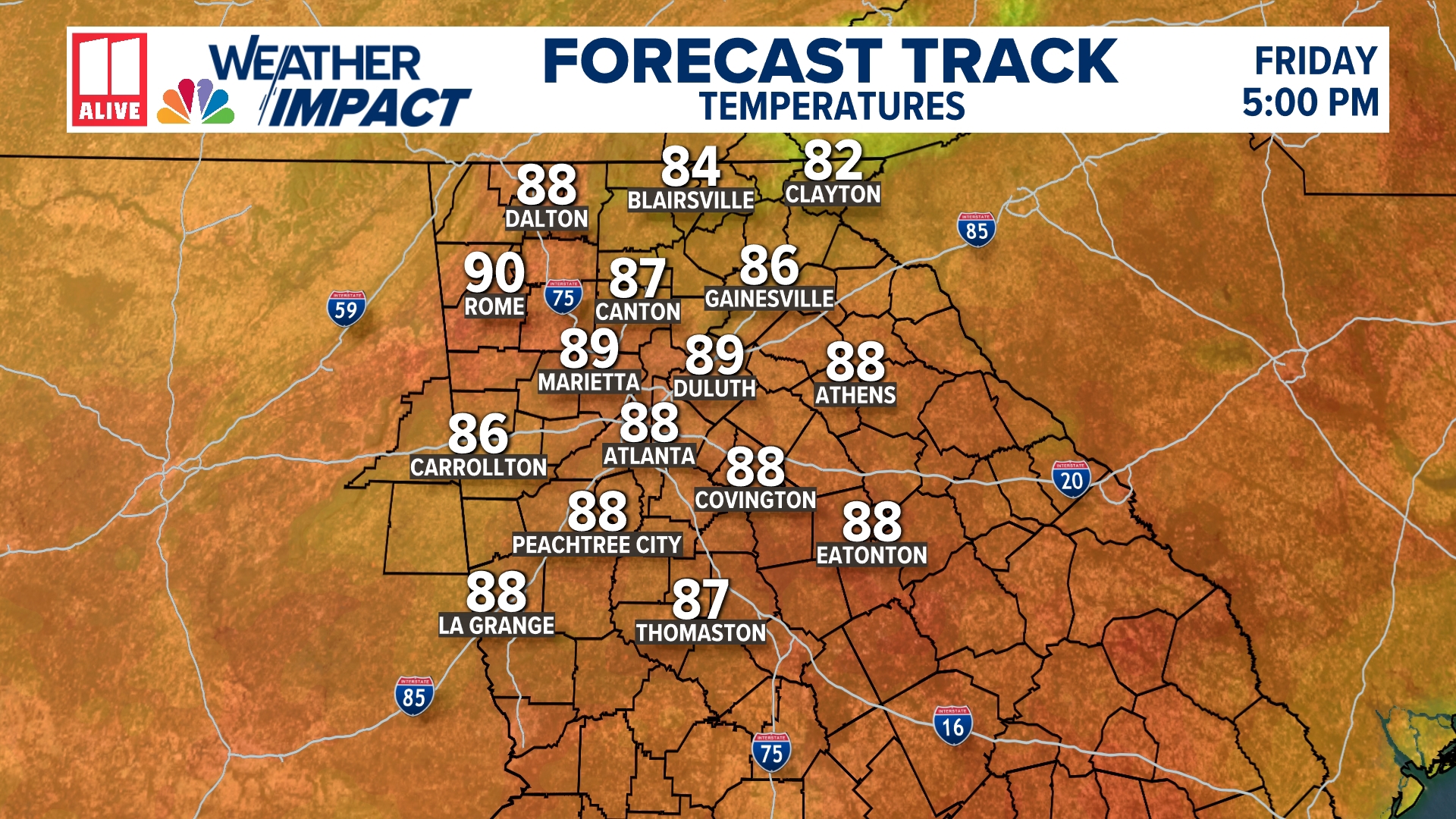 Near-record heat arrives in Atlanta this week | 11alive.com