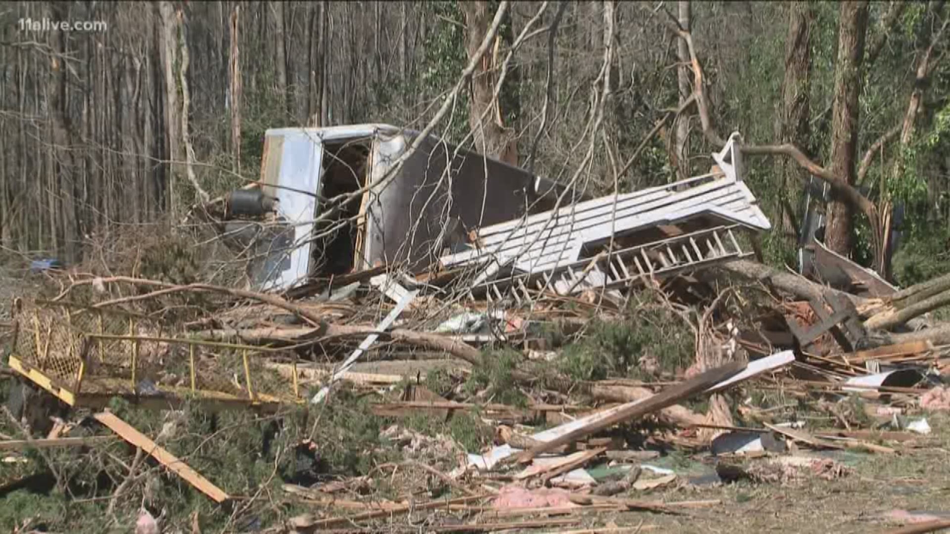 One area of Georgia hit by last week's storms did not have sirens