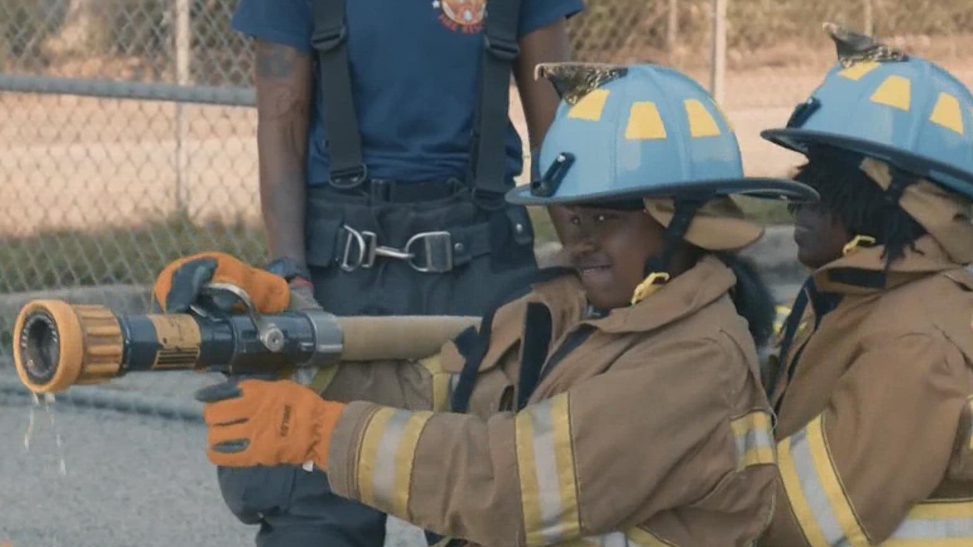 Camp Ignite brings girls to a three-day experiential camp in the summer to learn about firefighting careers.