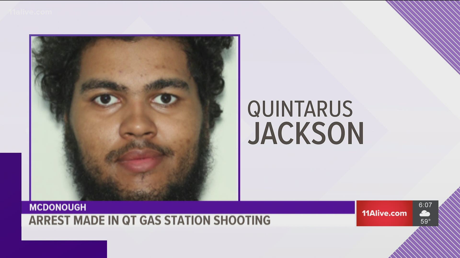 Police believe Quintarus Jackson shot and killed Michael Jamal Colquitt at the convenience store.